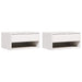 Noptieră 2 pcs Alb 50 x 32,5 x 24 cm Lemn masiv de pin - WALTI WALTI
