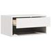 Noptieră 2 pcs Alb 50 x 32,5 x 24 cm Lemn masiv de pin - WALTI WALTI