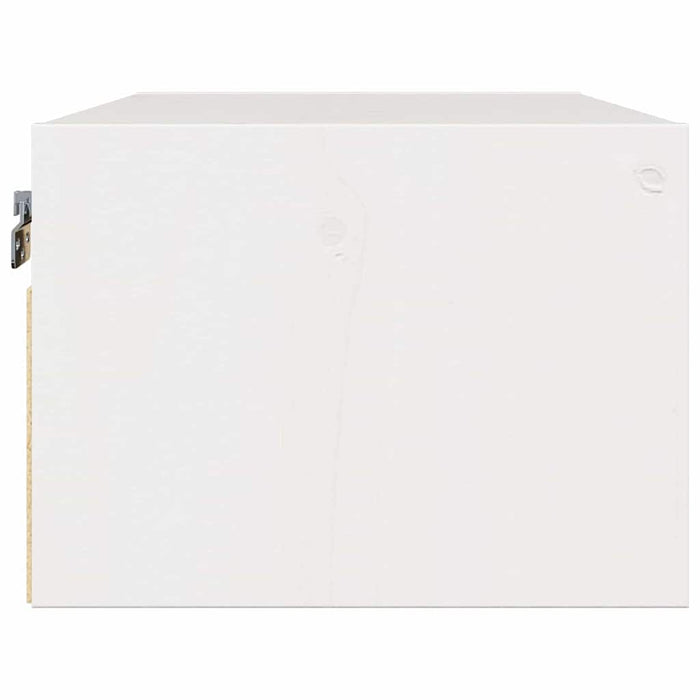 Noptieră 2 pcs Alb 50 x 32,5 x 24 cm Lemn masiv de pin - WALTI WALTI