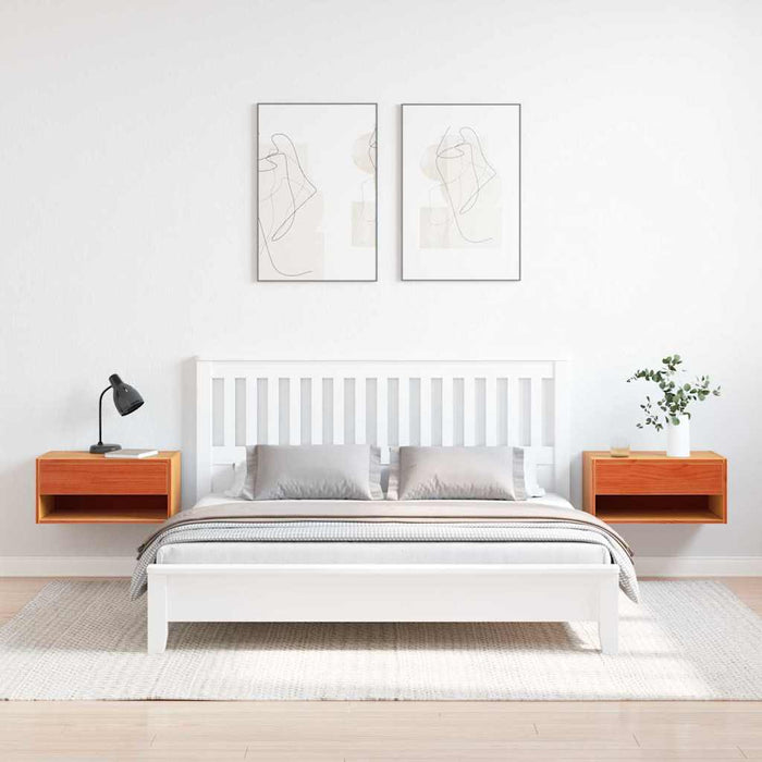 Noptieră cu sertar 2 pcs Maroniu cerat 50 x 32,5 x 24 cm - WALTI WALTI