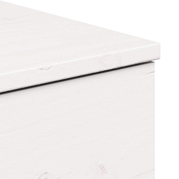Noptieră cu sertar Alb 37 x 35 x 18,5 cm Lemn masiv de pin - WALTI WALTI
