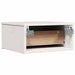 Noptieră 2 pcs Alb 37 x 35 x 18,5 cm Lemn masiv de pin - WALTI WALTI