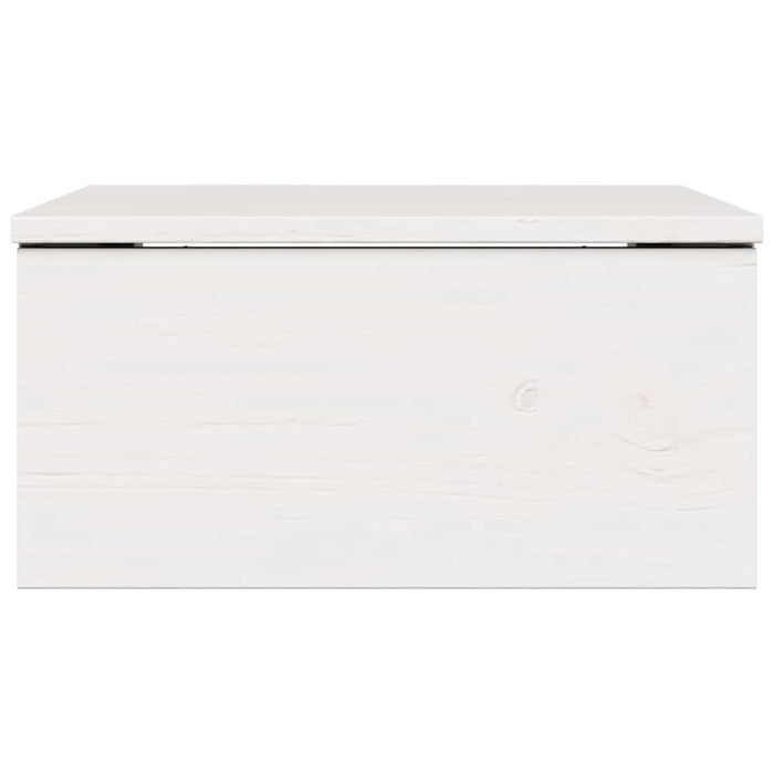 Noptieră 2 pcs Alb 37 x 35 x 18,5 cm Lemn masiv de pin - WALTI WALTI