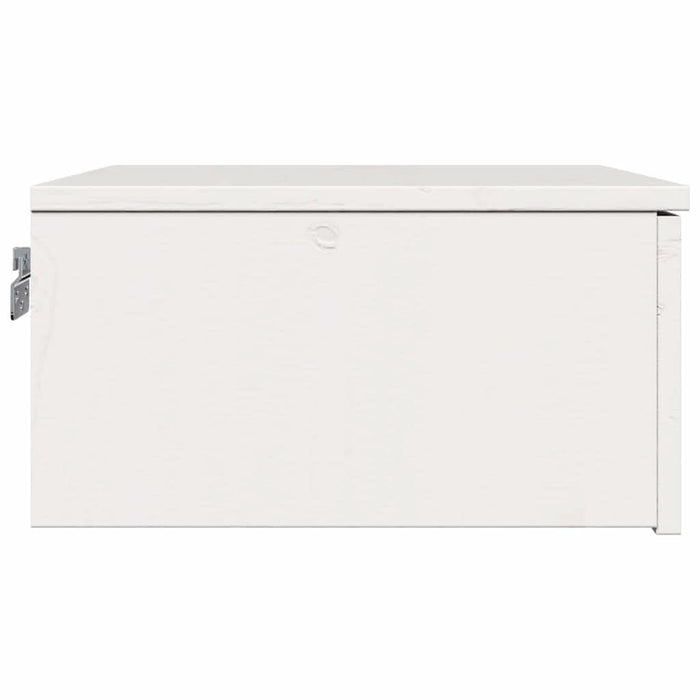 Noptieră 2 pcs Alb 37 x 35 x 18,5 cm Lemn masiv de pin - WALTI WALTI