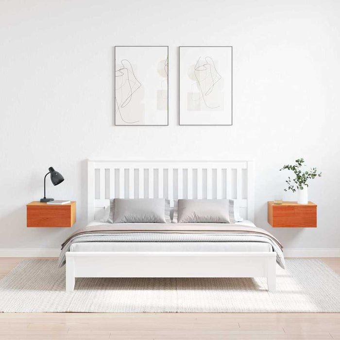 Noptieră cu sertar 2 pcs Maroniu cerat 37 x 35 x 18,5 cm - WALTI WALTI