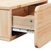 Noptieră 2 pcs Maro 44 x 32,5 x 40 cm Lemn masiv de pin - WALTI WALTI