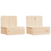 Noptieră 2 pcs Maro 44 x 32,5 x 40 cm Lemn masiv de pin - WALTI WALTI