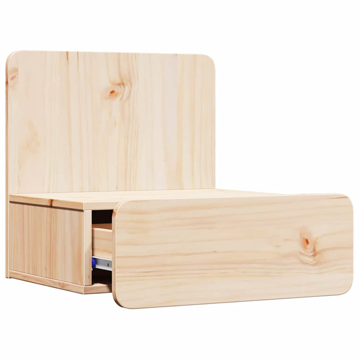 Noptieră 2 pcs Maro 44 x 32,5 x 40 cm Lemn masiv de pin - WALTI WALTI