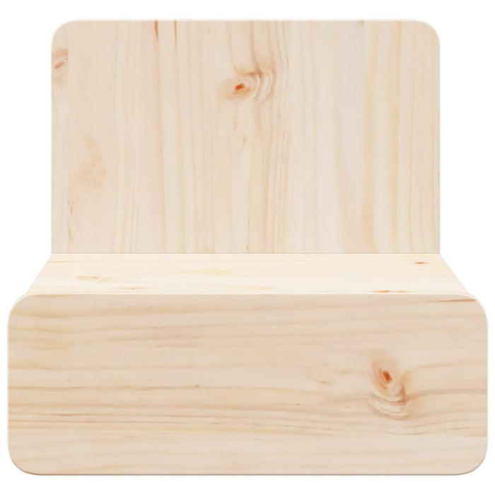 Noptieră 2 pcs Maro 44 x 32,5 x 40 cm Lemn masiv de pin - WALTI WALTI
