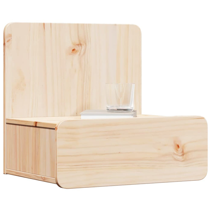 Noptieră 2 pcs Maro 44 x 32,5 x 40 cm Lemn masiv de pin - WALTI WALTI