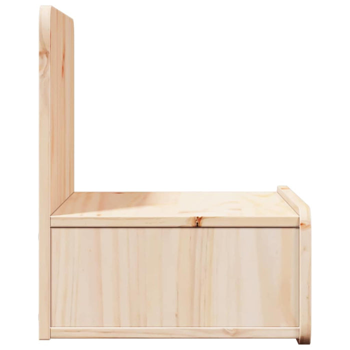 Noptieră 2 pcs Maro 44 x 32,5 x 40 cm Lemn masiv de pin - WALTI WALTI