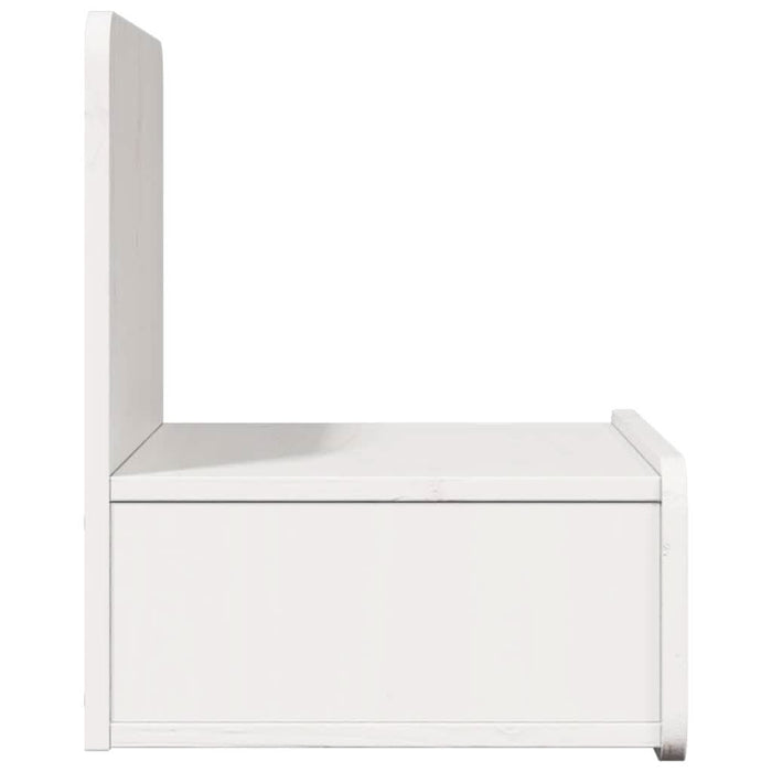 Noptieră cu sertar Alb 44 x 32,5 x 40 cm Lemn masiv de pin - WALTI WALTI
