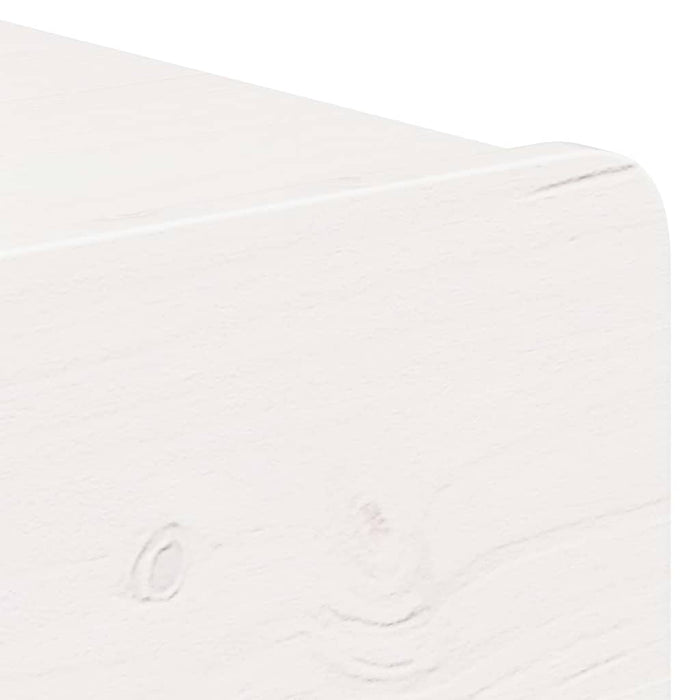 Noptieră 2 pcs Alb 44 x 32,5 x 40 cm Lemn masiv de pin - WALTI WALTI