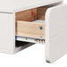 Noptieră 2 pcs Alb 44 x 32,5 x 40 cm Lemn masiv de pin - WALTI WALTI