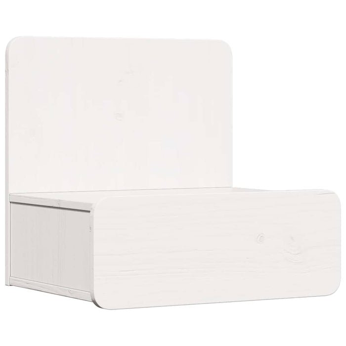 Noptieră 2 pcs Alb 44 x 32,5 x 40 cm Lemn masiv de pin - WALTI WALTI