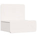 Noptieră 2 pcs Alb 44 x 32,5 x 40 cm Lemn masiv de pin - WALTI WALTI