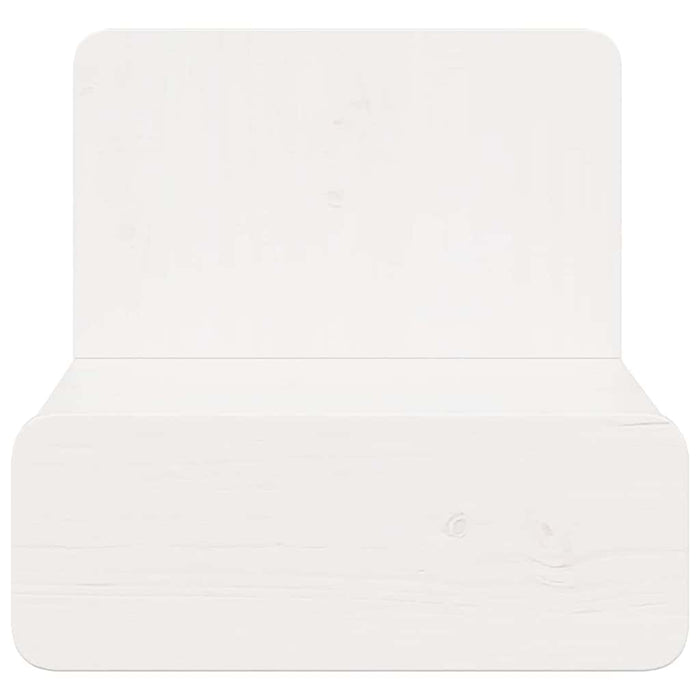 Noptieră 2 pcs Alb 44 x 32,5 x 40 cm Lemn masiv de pin - WALTI WALTI