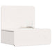 Noptieră 2 pcs Alb 44 x 32,5 x 40 cm Lemn masiv de pin - WALTI WALTI