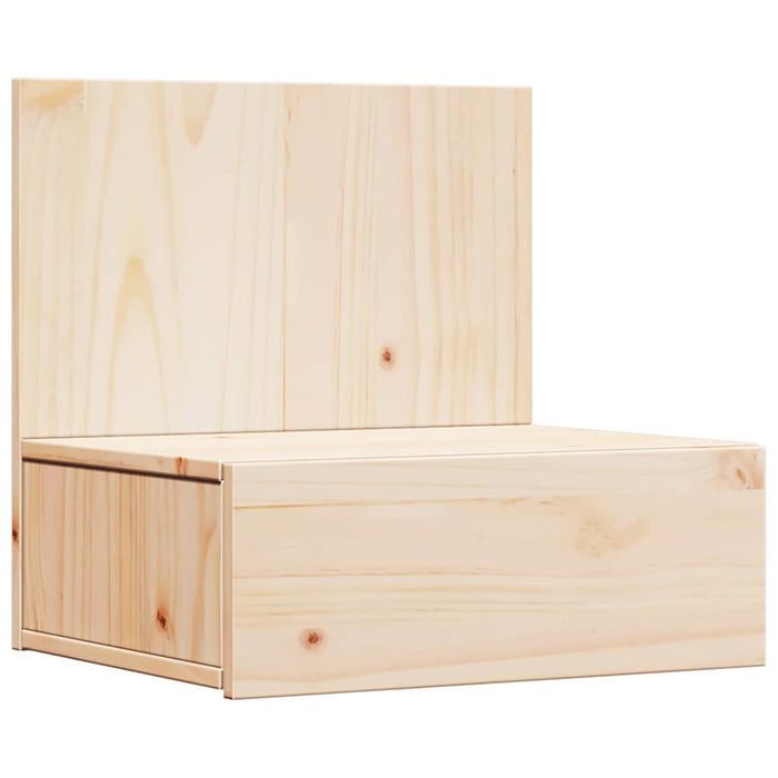 Noptieră cu sertar Maro 42 x 32,5 x 40 cm Lemn masiv de pin - WALTI WALTI