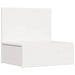 Noptieră 2 pcs Alb 42 x 32,5 x 40 cm Lemn masiv de pin - WALTI WALTI
