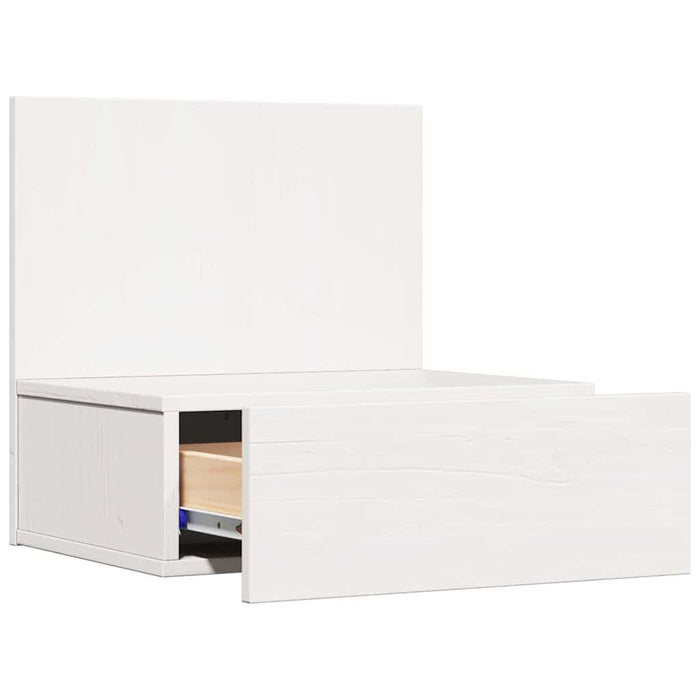 Noptieră 2 pcs Alb 42 x 32,5 x 40 cm Lemn masiv de pin - WALTI WALTI