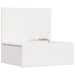 Noptieră 2 pcs Alb 42 x 32,5 x 40 cm Lemn masiv de pin - WALTI WALTI