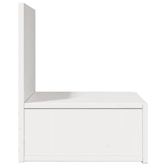 Noptieră 2 pcs Alb 42 x 32,5 x 40 cm Lemn masiv de pin - WALTI WALTI