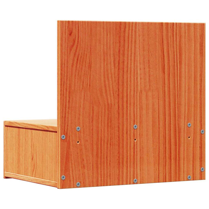 Noptieră Maroniu cerat 42 x 32,5 x 40 cm Lemn masiv de pin - WALTI WALTI