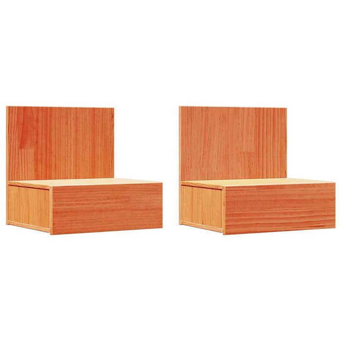Noptieră cu sertar 2 pcs Maroniu cerat 42 x 32,5 x 40 cm - WALTI WALTI