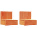 Noptieră cu sertar 2 pcs Maroniu cerat 42 x 32,5 x 40 cm - WALTI WALTI