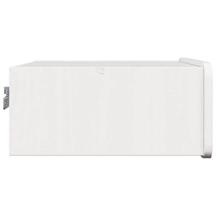 Noptieră cu sertar Alb 39 x 34 x 16,5 cm Lemn masiv de pin - WALTI WALTI