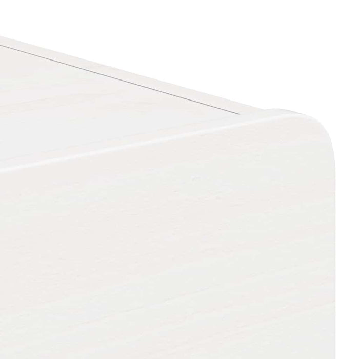 Noptieră 2 pcs Alb 39 x 34 x 16,5 cm Lemn masiv de pin - WALTI WALTI