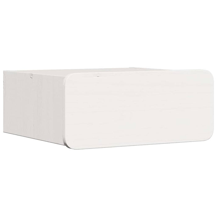 Noptieră 2 pcs Alb 39 x 34 x 16,5 cm Lemn masiv de pin - WALTI WALTI