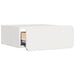 Noptieră 2 pcs Alb 39 x 34 x 16,5 cm Lemn masiv de pin - WALTI WALTI