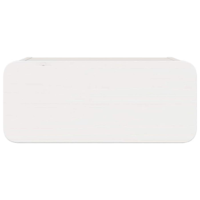 Noptieră 2 pcs Alb 39 x 34 x 16,5 cm Lemn masiv de pin - WALTI WALTI
