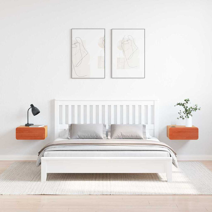 Noptieră cu sertar 2 pcs Maroniu cerat 39 x 34 x 16,5 cm - WALTI WALTI
