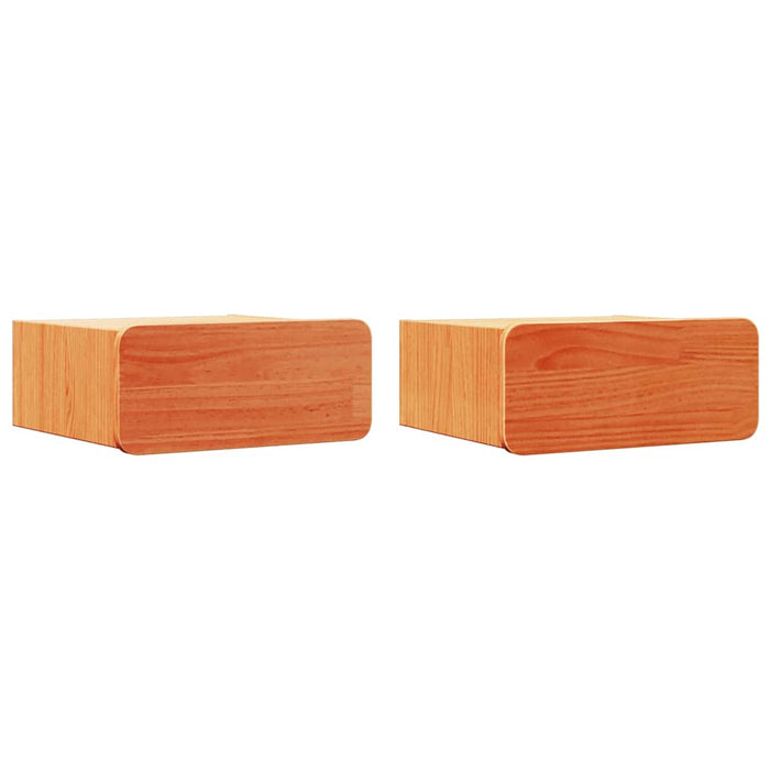 Noptieră cu sertar 2 pcs Maroniu cerat 39 x 34 x 16,5 cm - WALTI WALTI
