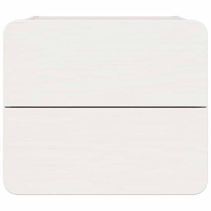 Noptieră cu sertar Alb 39 x 34 x 33 cm Lemn masiv de pin - WALTI WALTI