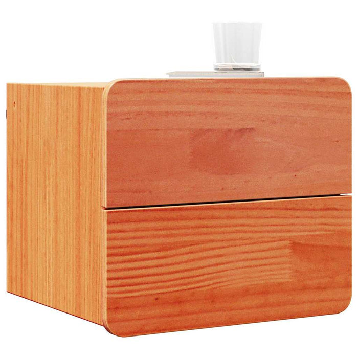 Noptieră Maroniu cerat 39 x 34 x 33 cm Lemn masiv de pin - WALTI WALTI