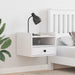 Noptieră 2 pcs Alb 38 x 36 x 29,5 cm Lemn masiv de pin - WALTI WALTI