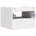 Noptieră 2 pcs Alb 38 x 36 x 29,5 cm Lemn masiv de pin - WALTI WALTI