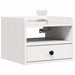 Noptieră 2 pcs Alb 38 x 36 x 29,5 cm Lemn masiv de pin - WALTI WALTI