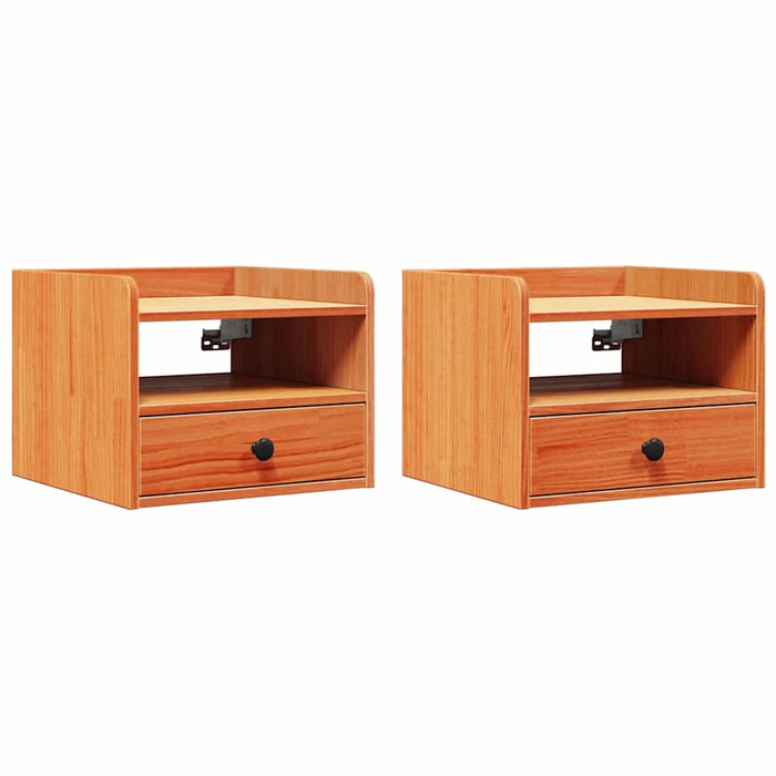Noptieră cu sertar 2 pcs Maroniu cerat 38 x 36 x 29,5 cm - WALTI WALTI