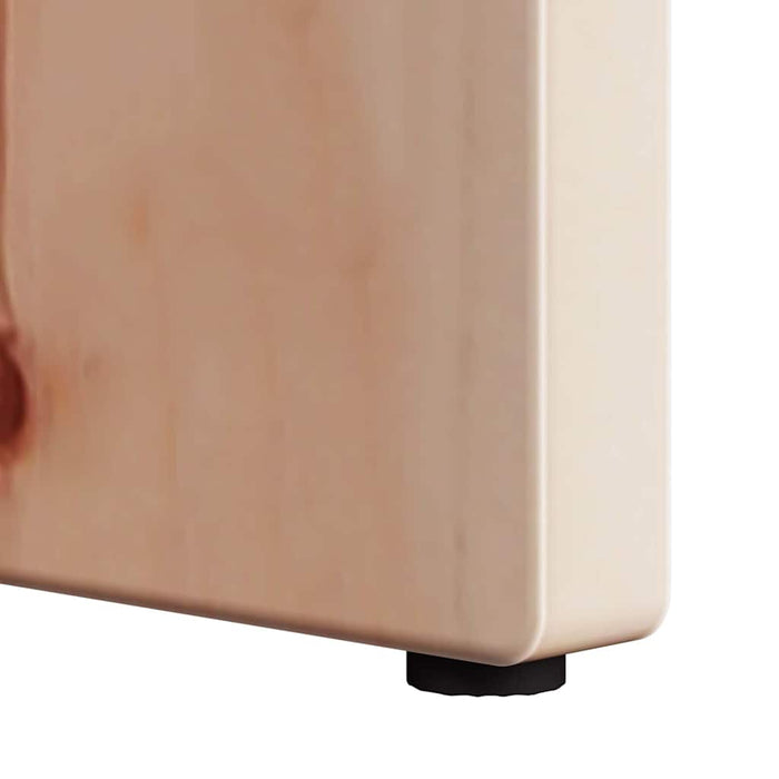 Masă de cafea natural 80 x 50 x 31 cm Lemn masiv de pin - WALTI WALTI