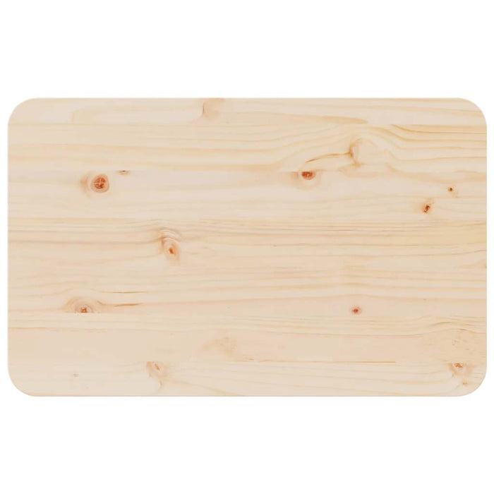 Masă de cafea natural 80 x 50 x 31 cm Lemn masiv de pin - WALTI WALTI