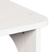 Masă de cafea Alb 80 x 50 x 31 cm Lemn masiv de pin - WALTI WALTI