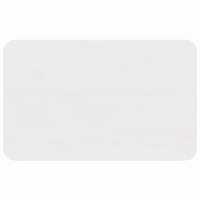 Masă de cafea Alb 80 x 50 x 31 cm Lemn masiv de pin - WALTI WALTI