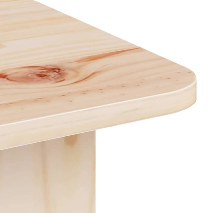 Masă de cafea natural 80 x 39,5 x 33,5 cm Lemn masiv de pin - WALTI WALTI