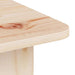 Masă de cafea natural 80 x 39,5 x 33,5 cm Lemn masiv de pin - WALTI WALTI