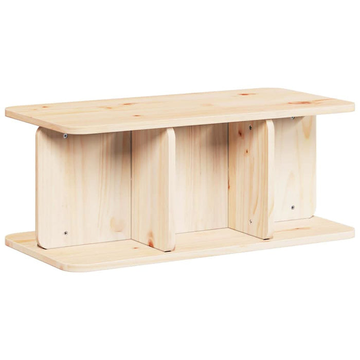 Masă de cafea natural 80 x 39,5 x 33,5 cm Lemn masiv de pin - WALTI WALTI